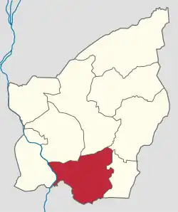 Lage der Gemeinde innerhalb San Marinos