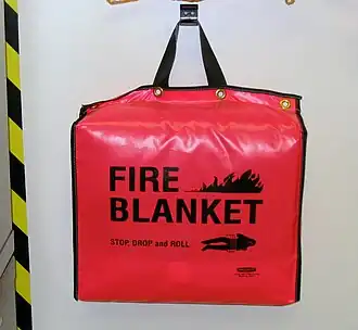 Löschdecke / Fire blanket