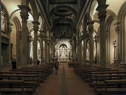 Santo Spirito, Innenansicht