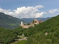 Sigmundskron, Ansicht aus Süd-West