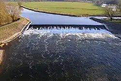 Kollauer Wehr mit Fischtreppe