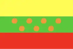 Flagge des Ortes ’s-Gravendeel