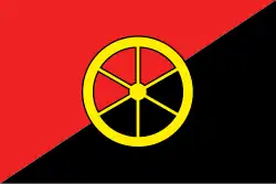 Flagge des Ortes Aalburg