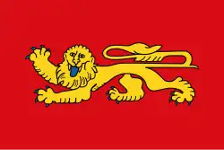 Flagge der früheren Region Aquitanien
