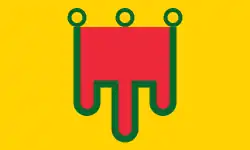 Flagge der früheren Region Auvergne