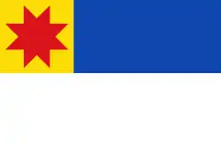 Flagge des Ortes Berkel en Rodenrijs