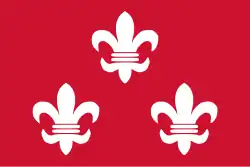 Flagge der Gemeinde Beverwijk