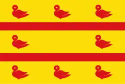 Flagge des Ortes Cuijk