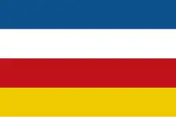 Flagge des Ortes Dokkum