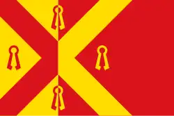 Flagge der Gemeinde Gennep