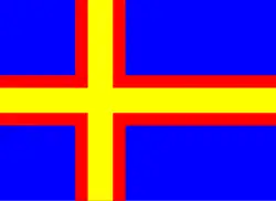 Inoffizielle Flagge Hälsinglands