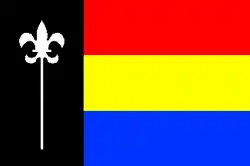 Flagge des Ortes Ossendrecht