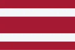 Flagge von Thailand (1916–1917)