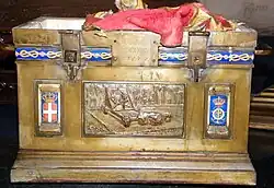 Seekriegsflagge des Kreuzers Duca degli Abruzzi, Vittoriano, Rom