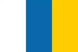 Flagge der Kanarischen Inseln