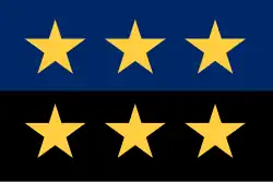 Flagge der EGKS bei der Gründung 1951