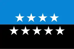 Flagge der EGKS ab 1973, Beitritte Dänemarks, Irlands und des Vereinigten Königreichs