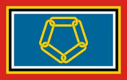 Flagge des Brüsseler Paktes bzw. der Westunion bei Gründung 1948