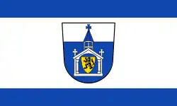 Flagge der Gemeinde Inden