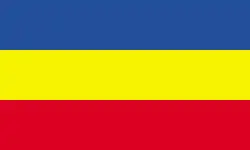 Flagge des Landesteils Mecklenburg