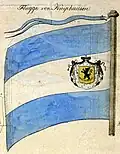Flagge der Herrschaft Kniphausen 1835