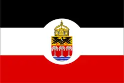 Zweiter Entwurf für eine geplante Flagge