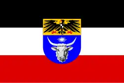 3:5 7. Flaggenvorschlag Deutsch-Südwestafrikas 1914