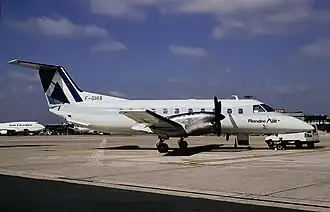 Eine Embraer 120 der Flandre Air