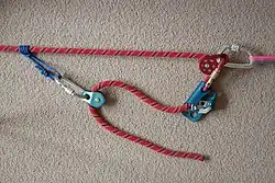 Rücklaufsperre blockiert