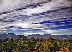 Blick auf die Rocky Mountains