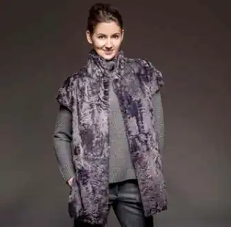 Fliedergefärbte Weste (Dössegger, Bern, 2016)