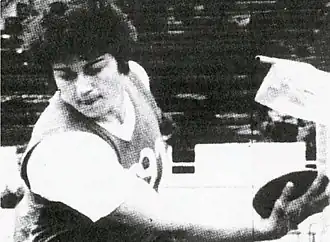 Florența Crăciunescu (hier beim Diskuswurf) erreichte Platz&nbsp;acht