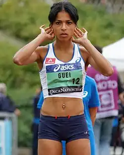 Rang sieben für Floria&nbsp;Gueï