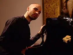 Florian Favre im Konzert mit Escape Argot in der Stadtkirche Darmstadt am 19.9.2019