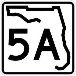 Straßenschild der Florida State Road 5A