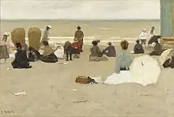 Floris Arntzenius: Der Strand von Scheveningen, 1900