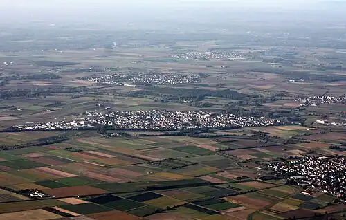 Luftaufnahme von Büttelborn (2010)