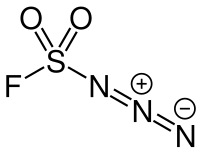 Strukturformel von Fluorsulfonylazid