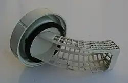 Ausgebaute Kleinteilfalle