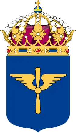 Schwedische Luftstreitkräfte, Wappen mit geflügeltem Propeller