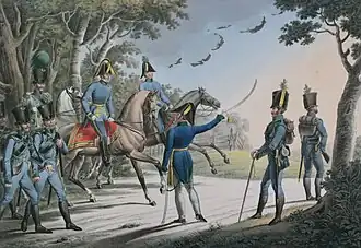 Fenner mit Fenner-Jägern, 1815