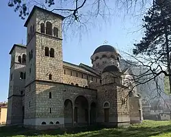 Die Kirche Hl. Sava im Stadtzentrum von Foča