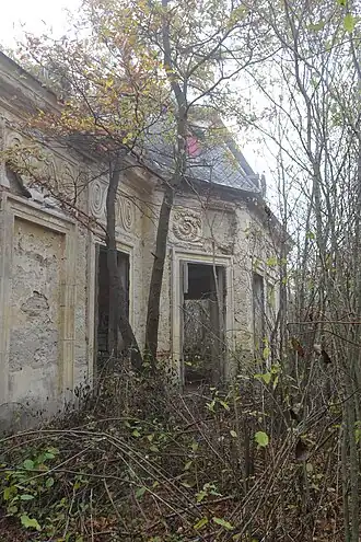 Die Ruine des Jagdschlosses