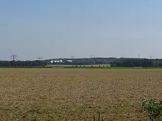 Blick aus Richtung Tieckow