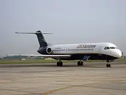 Fokker 100 der IRS Airlines