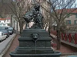 Brunnen „Ziege von Raon-l’Étape“