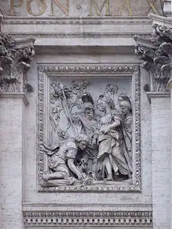 Die Jungfrau zeigt Agrippa die Quelle