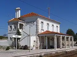 Bahnhof von Fontela