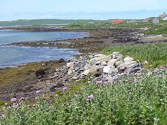 Gebäude an der Küste