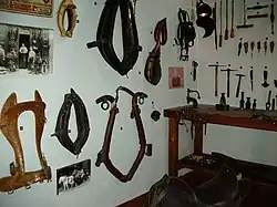 Werkstatt eines Sattlers im Freilichtmuseum